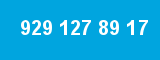 929 127 89 17